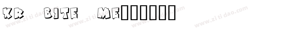 KR Bite Me字体转换